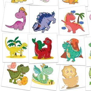 300 Temporary tattoo stickers for kids LIKE NEW